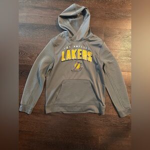 Los Angeles NBA Grey Hoodie Size M Licensed Sweatshirt